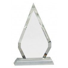 Crystal Diamond on Clear Pedestal Base 